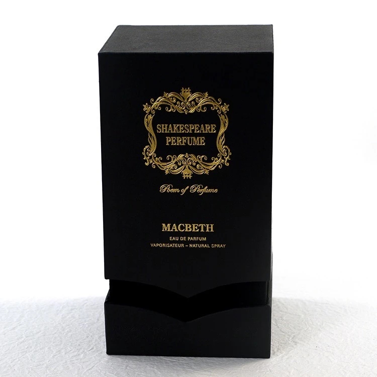 Black Base and Lid Velvet Perfume Box